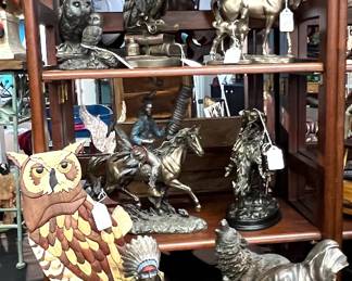 American indian statues 