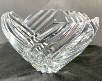 Pressed glass bowl