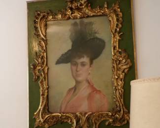 Another View of Antique Oil on Canvas