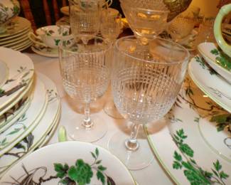 Some of Many Baccarat "Nancy" Stems of All Shapes and Sizes