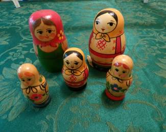 Several Russian Nesting Dolls