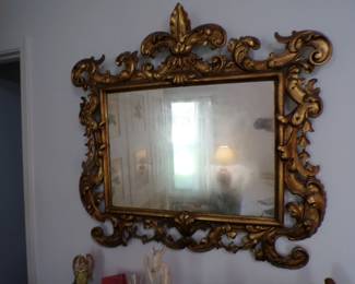 19th Century Italian Baroque Gilded Mirror