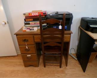 One of Several Desks in Office