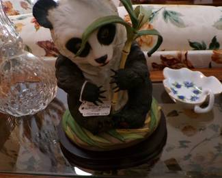 Second Large Boehm Intricate Panda Bear