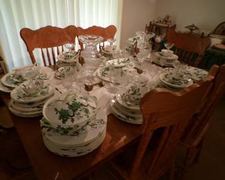 Table Full of Baccarat Stems and Vases