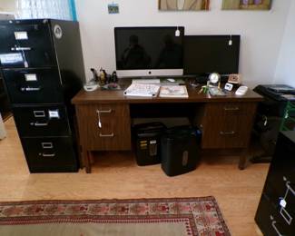 Another Desk in Office and File Cabinets