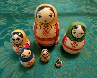 Set of Russian Nesting Dolls