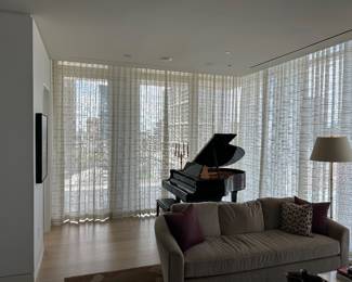 If you have large windows that need to be covered, this would work.  The workroom can cut down if needed