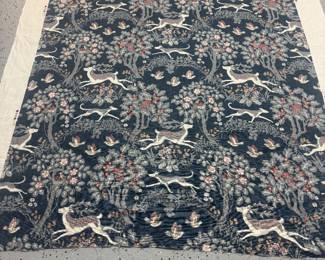 6 Yards Lee Jofa Mille Fleur Print in Denim