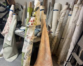 Lots of solid fabrics