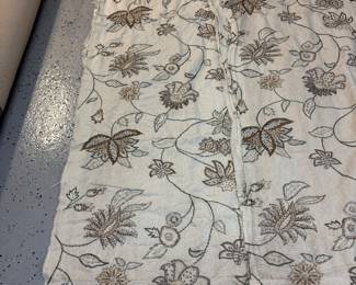 Deconstructed drape panels.  Beautful Embroidery 