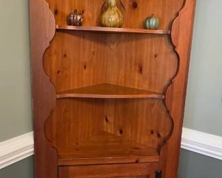Solid Wood Corner Shelf
