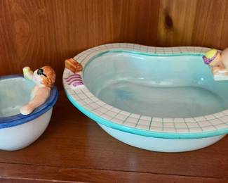 1995 Lotus Chip and Dip set! Never used!