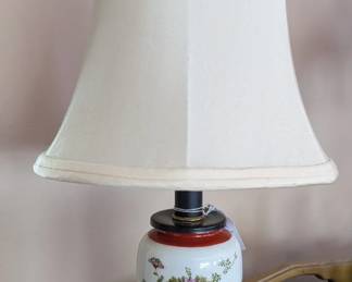 Chinese famille rose vase converted to lamp