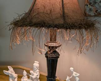 Antique Saltstone (Saltware) figures