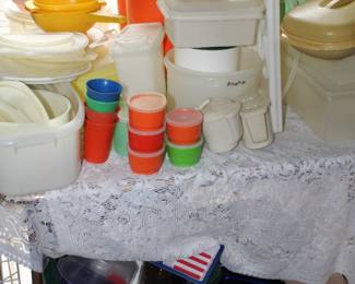 Large selection of Tupperware