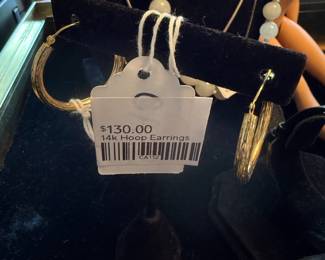 14k Hoop Earrings 