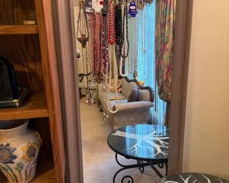 Full Length Mirror Beaded Necklaces 