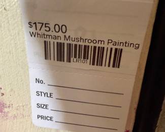 Whitman Mushroom Painting 