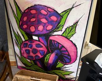 Whitman Mushroom Painting, Baskets 