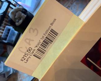Larry Clark "Kids" 1st Edition Book