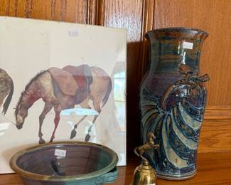 Decorative Vase, Pottery Bowl 