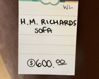 H.M Richards Sofa 