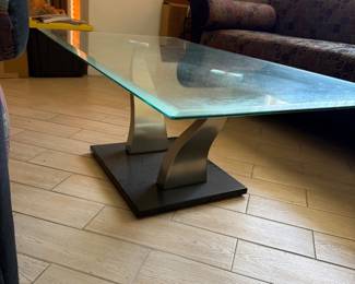 Sofa, love seat chair, table and side table for sale   Sofa 94in L x 37 in D x 30 in H  Chair  51 in W x 3 ft D x 34.5 H Table  4 ft L x 26 in W x 18 in H Side table 26 in L x 26 in W x 22 in H