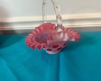 Pink bubbles. Fenton