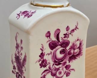 Mid 19th century Meissen Tea Caddy 