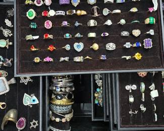 Tons of silver jewelry 