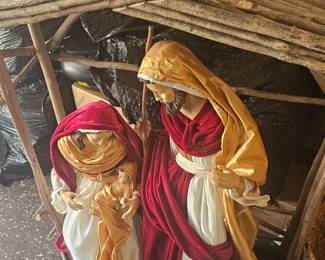 large Nativity scene for outside