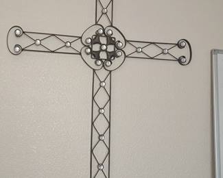 large metal cross