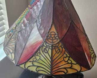 beautiful lamp, but needs some TLC