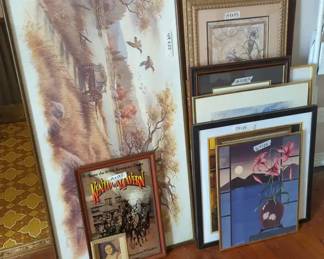 Framed Art Mystery Lot