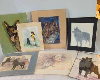Dog Themed Original Paintings And Prints
