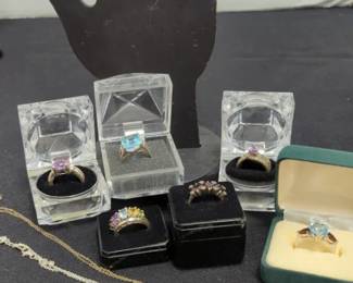 Sterling Jewelry with SemiPrecious Stones