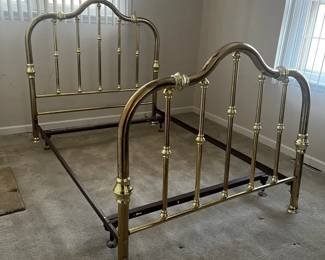 Fullsize Brass Bed Frame