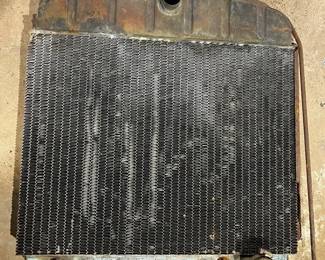 Original 1957 Chevy V8 Manual Car Radiator w Cap