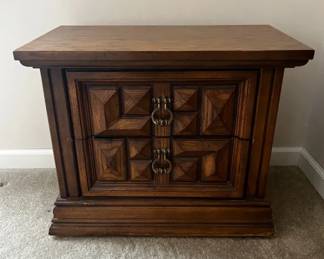 Geometric MidCentury Nightstand