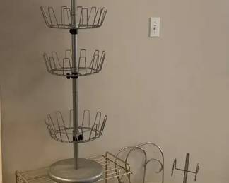 Vintage Shoe Tree, Shelf, Vanity Chair