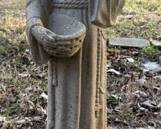 Cement Statue Of St Francis Of Assisi
