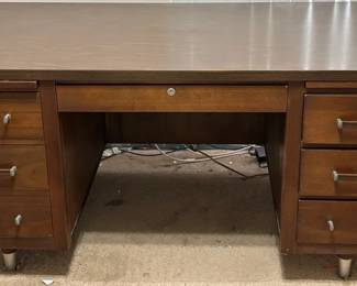 Alma Desk Company MCM Wood Desk