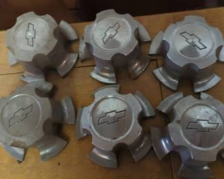 OEM Chevy Camaro Rally Wheel Center Hubcaps 6 Qty