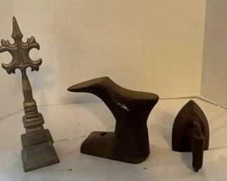 Metal Vintage Iron Shoe Mold, Iron, Decor