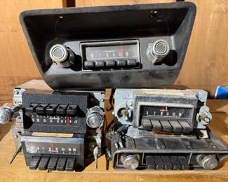 Ford and Ford Philco Push Button Radios, 8Track