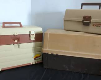 Three Tackle Boxes