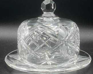 Crystal Butter/Cheese Dish