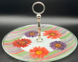 Fused Glass Tidbit Tray