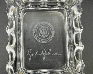 Lyndon B. Johnson  Ashtray